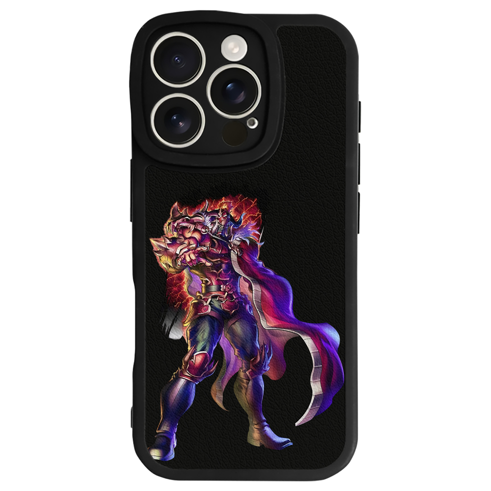 （画像用） 北斗の拳 Fist of the North Star 【iPhone 16シリーズ対応】シリコンスマホケース（レザー調） 材質：シリコン